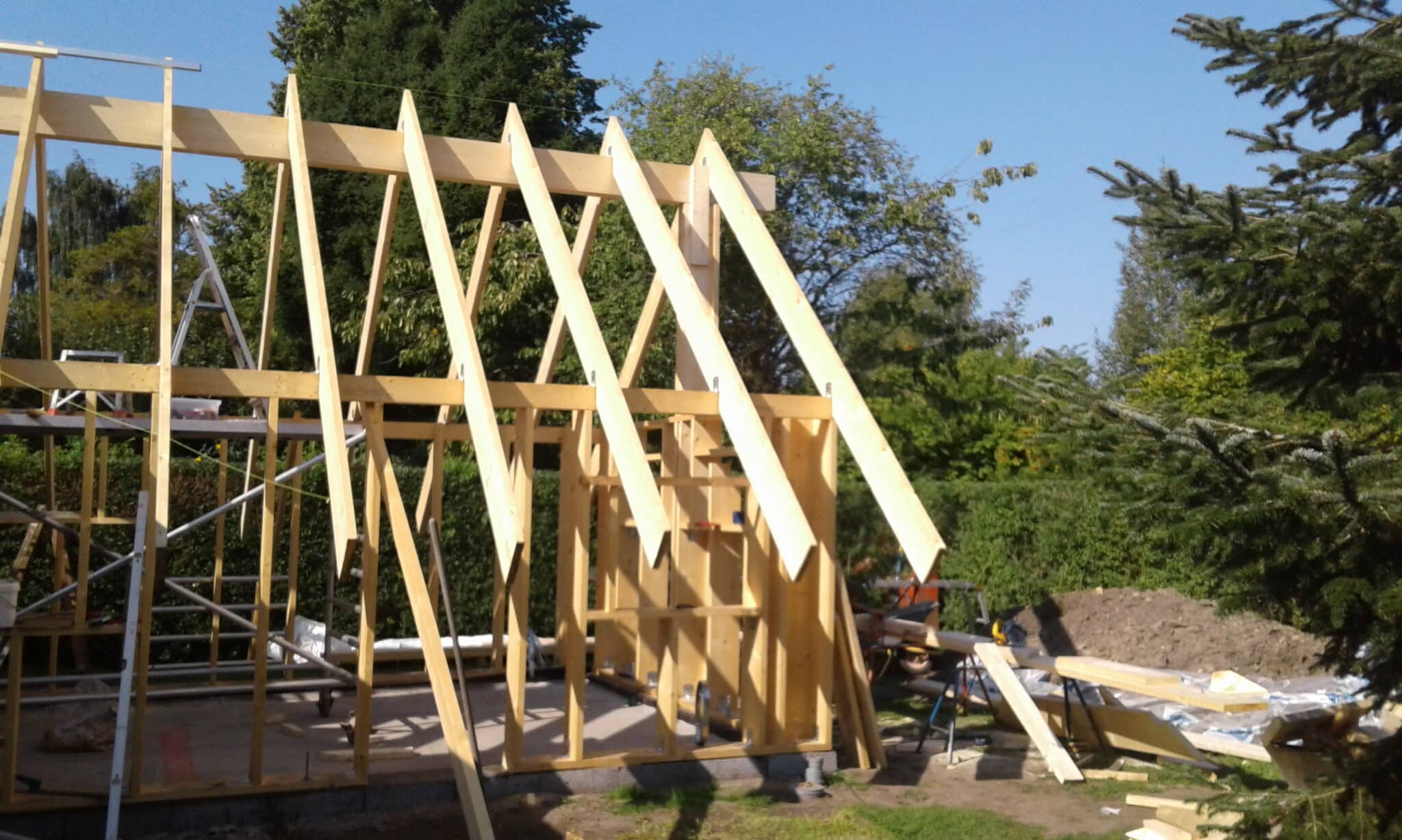 Tømrer laver tilbygning i Dragør